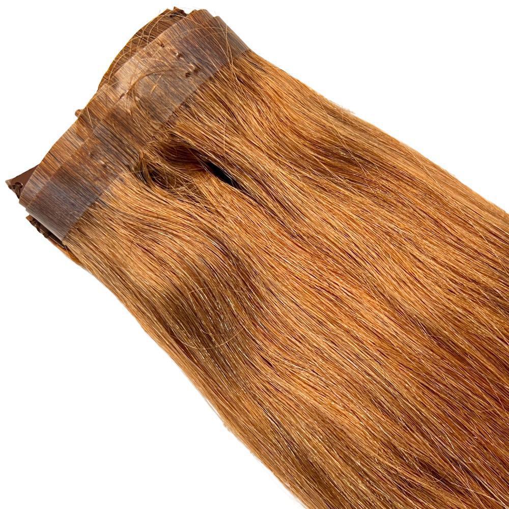 Auburn Straight Seamless Clip-In Extensions