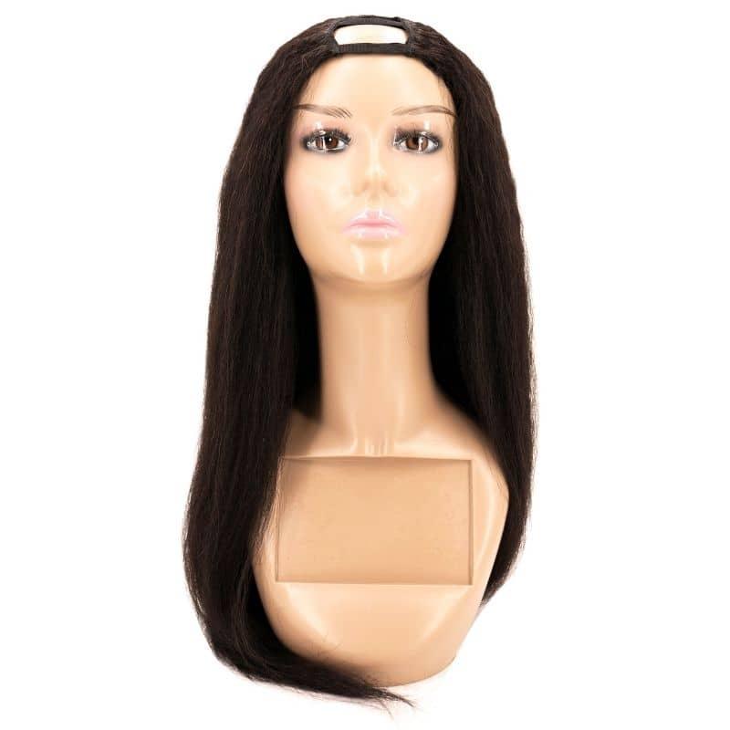  Brazilian Kinky Straight U-Part Wig